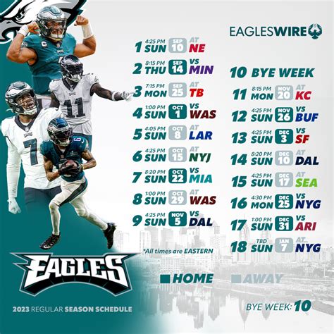 Eagles schedule leaks tracker: Every 2024 schedule leak so far